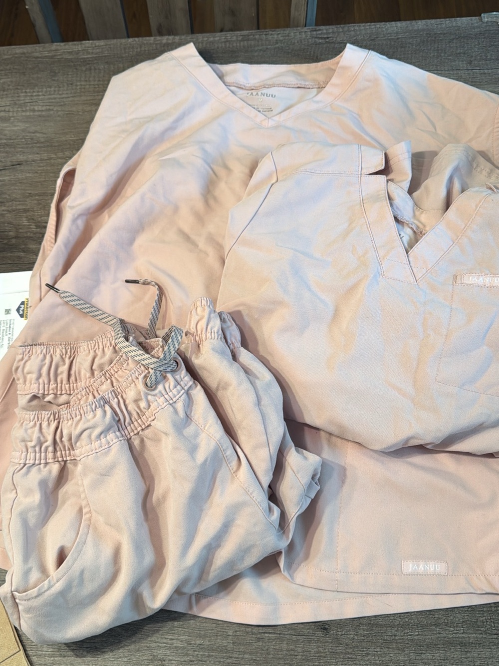 Jaanuu scrub set with two tops